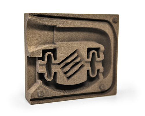 Mould for small-size manufacturing printed on a DLP 3D printer