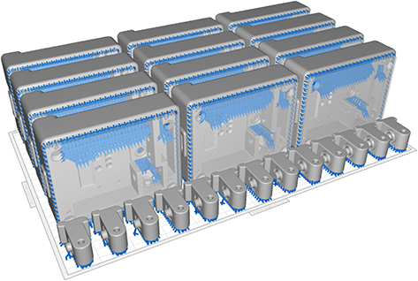 Příprava 3D tisku - optimalizace tištěných modelů, jejich vhodná orientace a umístění na tiskové ploše